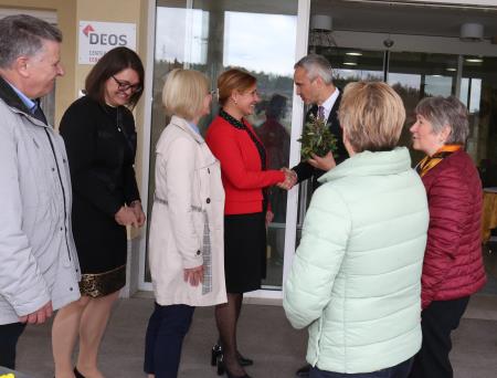 MINISTER JANEZ CIGLER KRALJ NA DELOVNEM OBISKU DEOS 43 FOTO LJUBO VUKELIČ